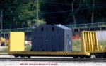One of 8 66 foot bulkhead flats on the Harnishfeger {now Komatsu US} PHMX roster